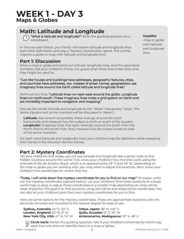Geography Unit page Geography Unit page