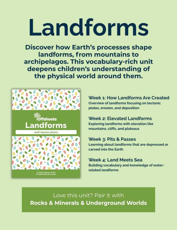 Landforms - 4 topics Landforms - 4 topics
