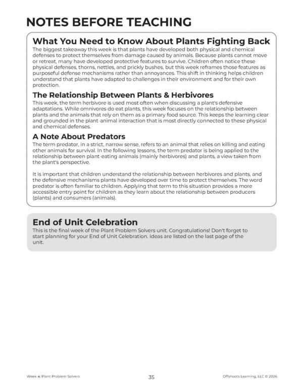Plant Problem Solvers Notes Plant Problem Solvers Notes