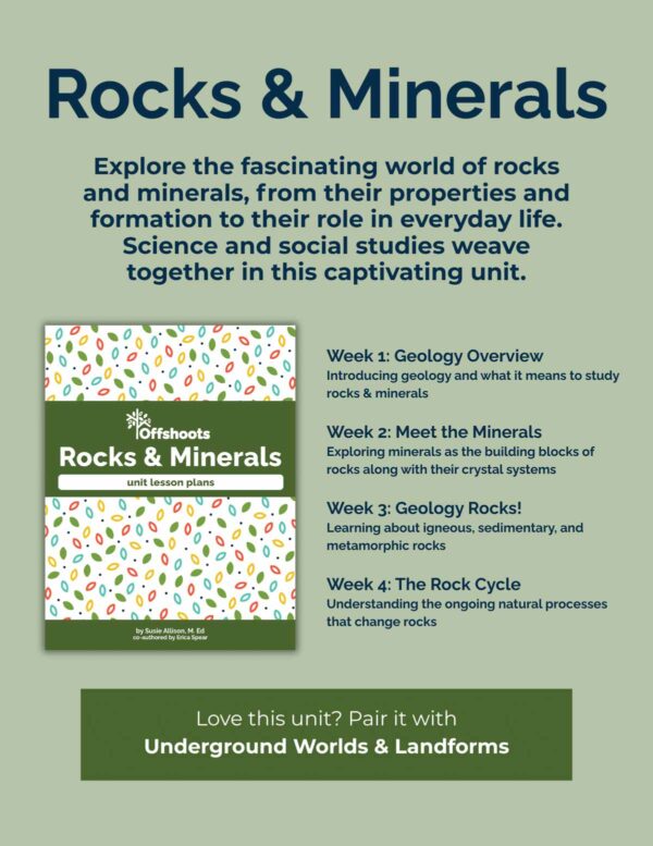 Rocks & Minerals - 4 topics Rocks & Minerals - 4 topics