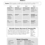 Underground Worlds Week Grid